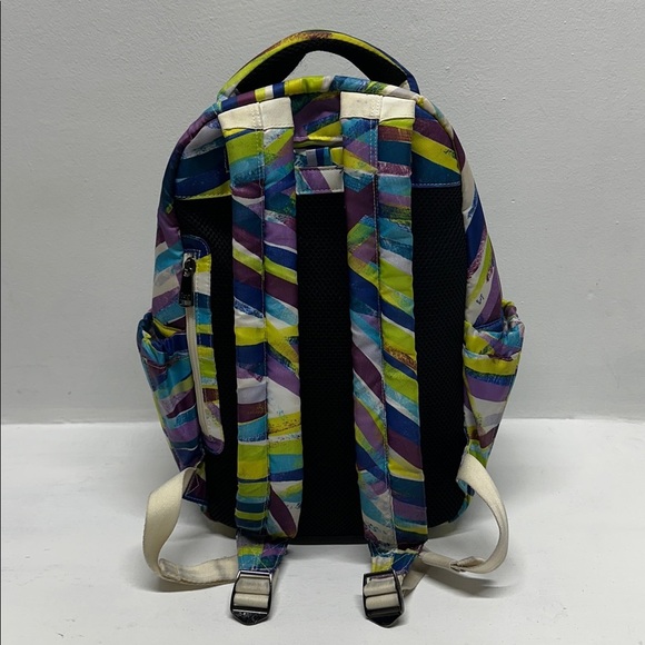 Lug Hopper Backpack Carrying School Travel Bag Colorful Stripes Brushstroke Rare